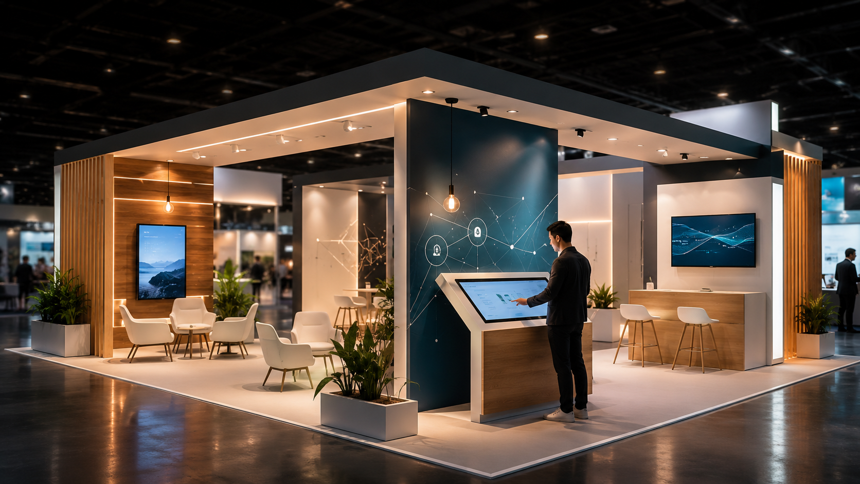 Retail and exhibition space designed as an immersive brand experience