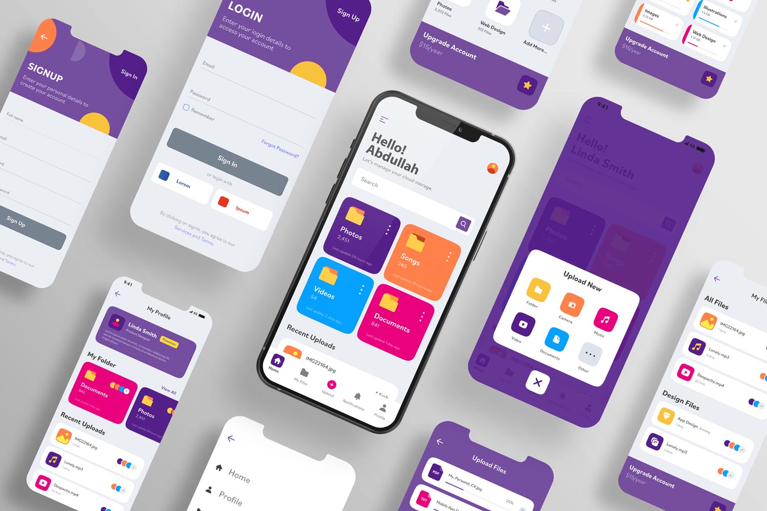 UI UX 1 design portfolio project