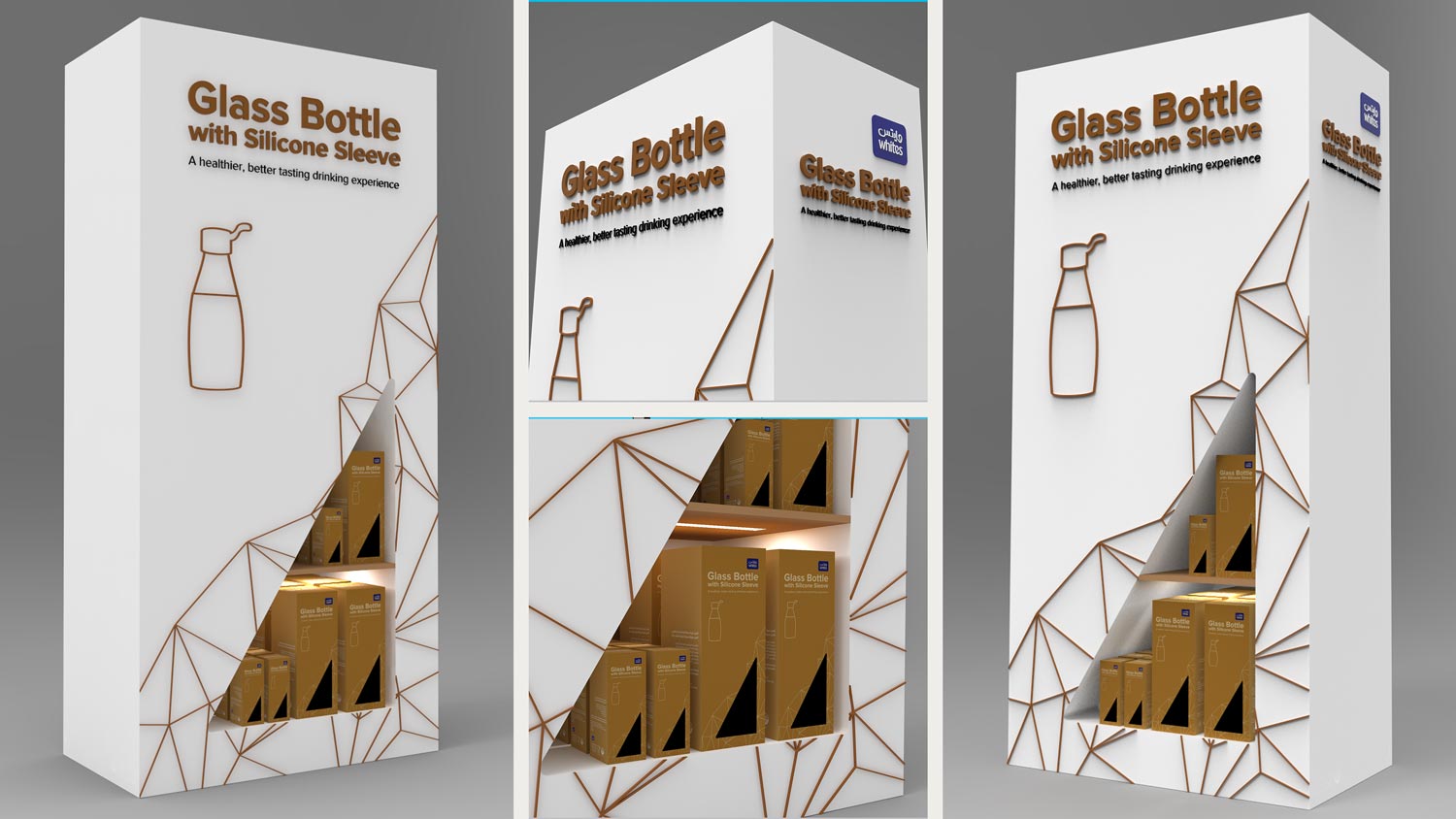 Glass Bottle design portfolio project