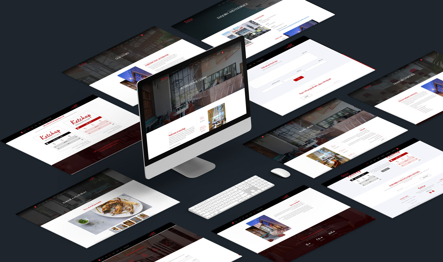 Ketchup Restaurants website design