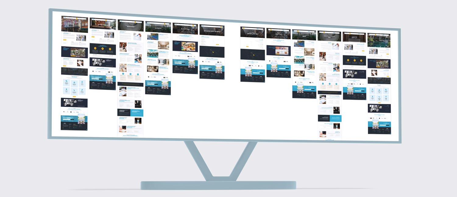Magnate Hospitality website design